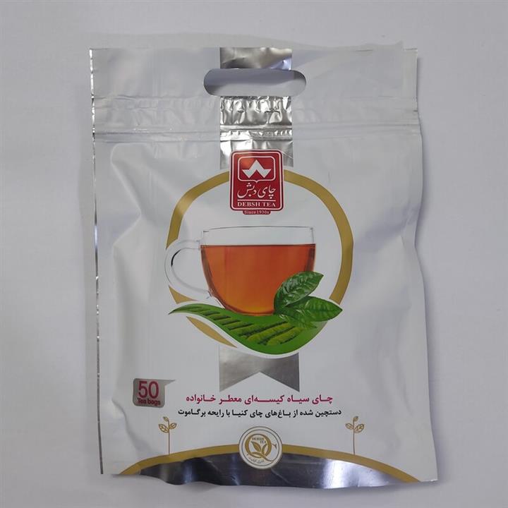 چای دبش معطر کیسه ای بسته 50 عددی لفاف دار